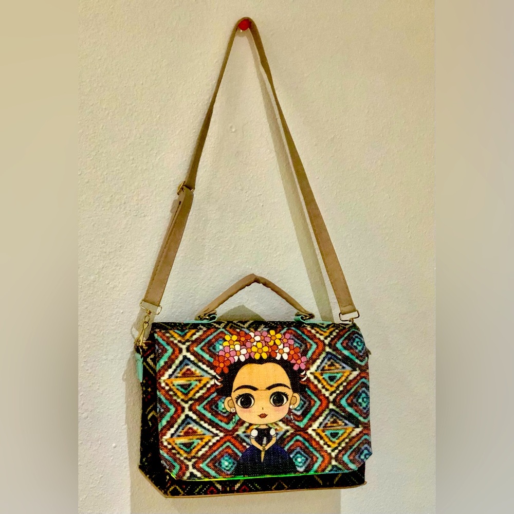 Mexican purse Fidra Khalo. Color full